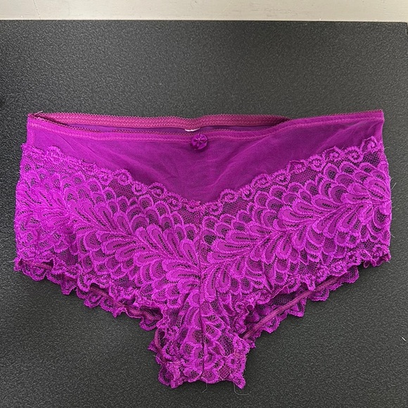 Lace Trim Purple Women's Intimate panties - Picture 1 of 1